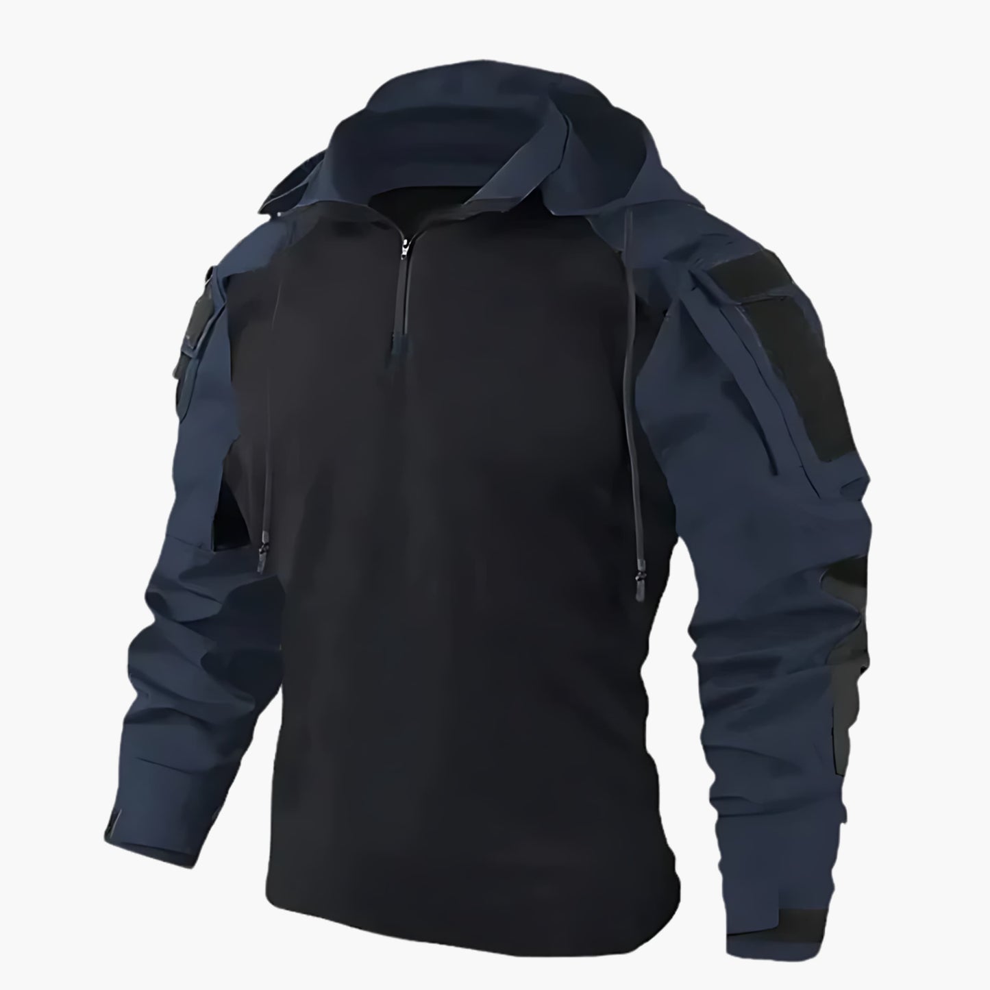 Chaquetón impermeable con capucha para hombre
