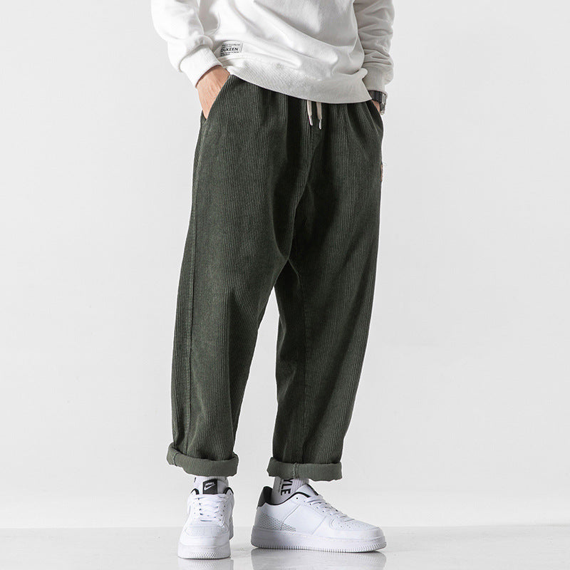 Pantalones Hombre Pana Suave y Cálido
