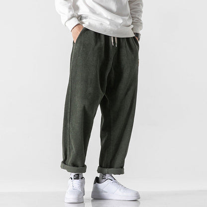 Pantalones Hombre Pana Suave y Cálido