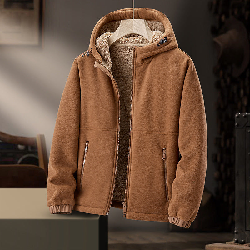 Chaqueta Hombre Piel Sintética Cálida