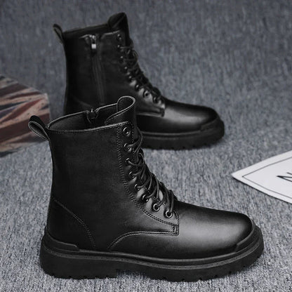 Botas Hombre Altas Cuero Clásicas - Vestiria