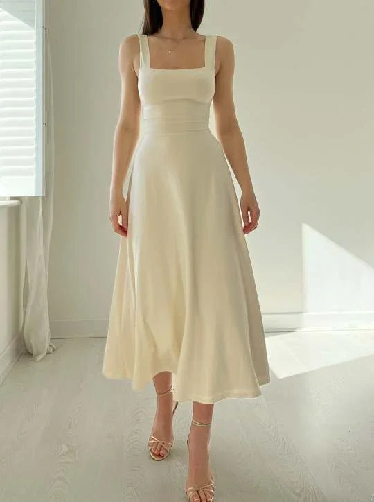 Vestido Midi Ecológico Reversible con Bolsillos