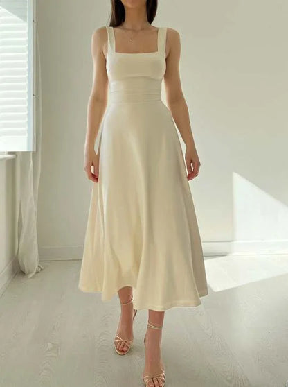Vestido Midi Ecológico Reversible con Bolsillos