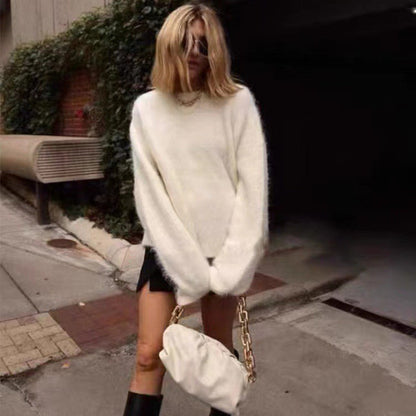 Sudadera Mujer Punto Suave Cálido