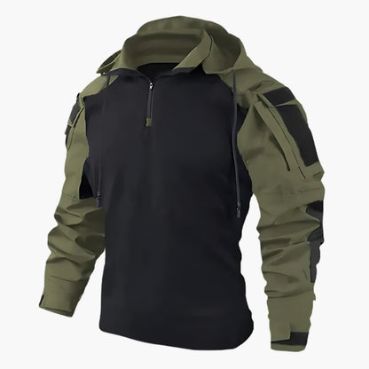 Chaquetón impermeable con capucha para hombre - Vestiria