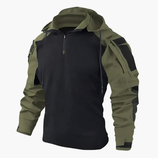 Chaquetón impermeable con capucha para hombre - Vestiria