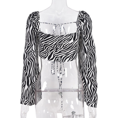 Blusa sin tirantes elegante mujer