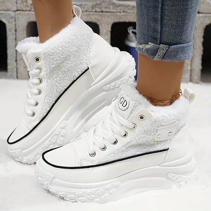 Botas Mujer Impermeables Felpa Cálidas - Vestiria