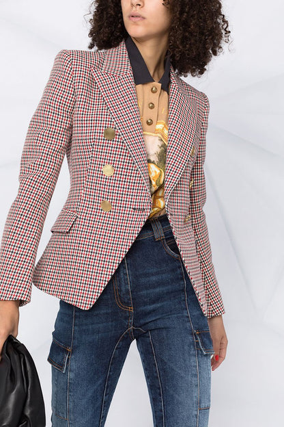 Chaquetilla Mujer Estampada Dos Botones - Vestiria