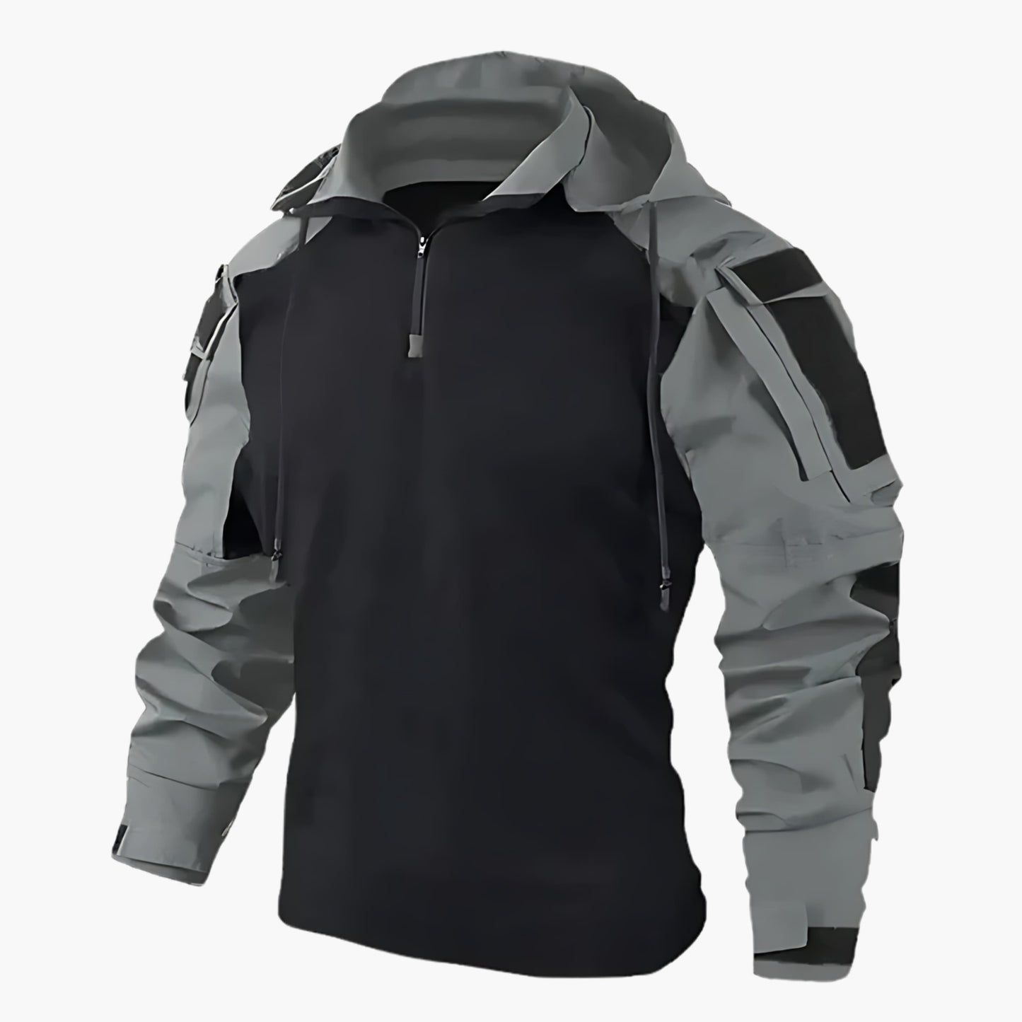 Chaquetón impermeable con capucha para hombre