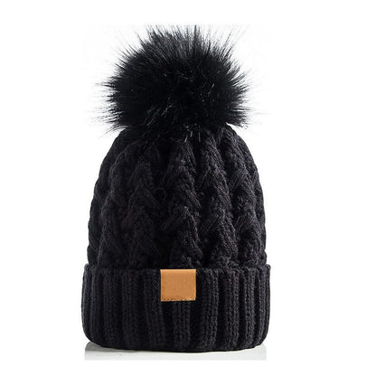 Gorro Punto Invierno Unisex con Pompón Acogedor