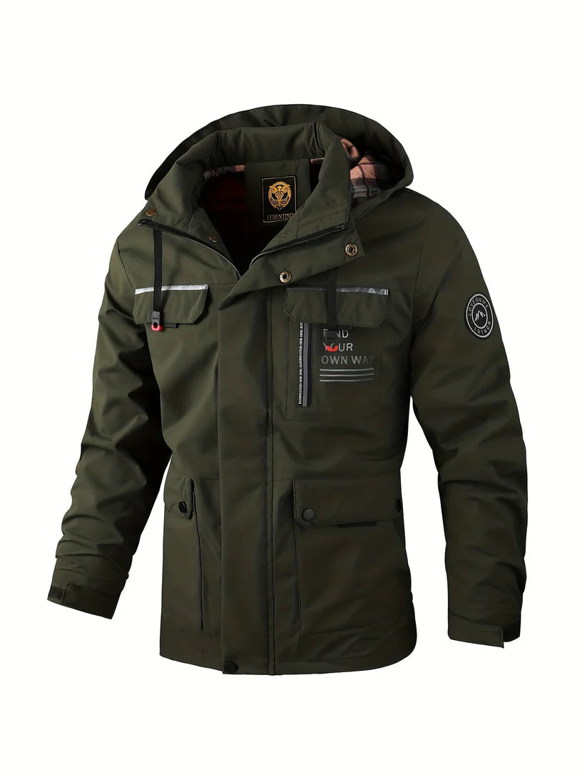 Chaqueta Invierno Impermeable Hombre Abrigo
