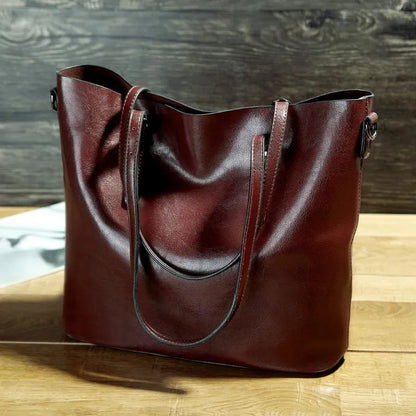 Bolsa Bandolera Cuero Clásica