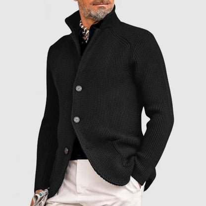 Chaqueta de punto clásica para hombre