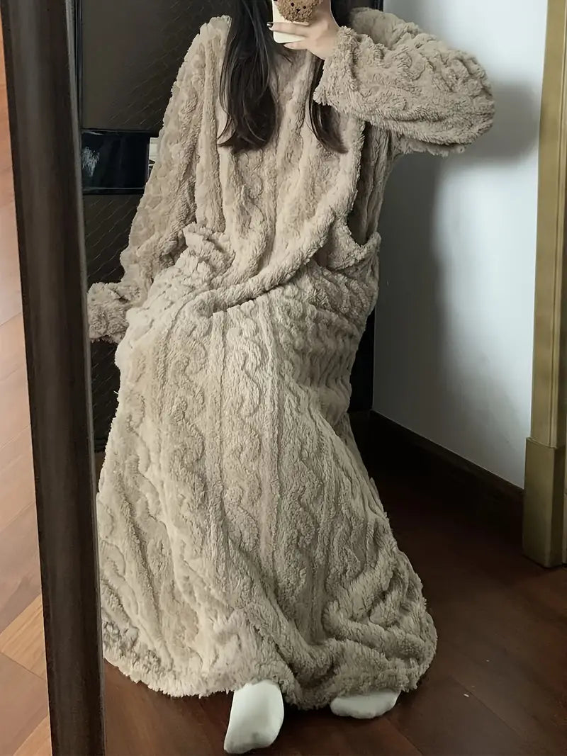 Camisón Mujer Felpa Cálida