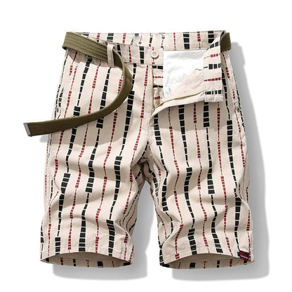 Pantalones Cortos Hombre Estilo Urbano Impressión Moderna
