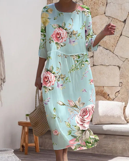 Vestido Floral Estilo Boho para Mujer - Vestiria