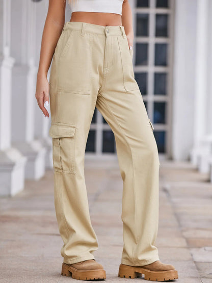 Pantalones Vaqueros Informales Cintura Alta