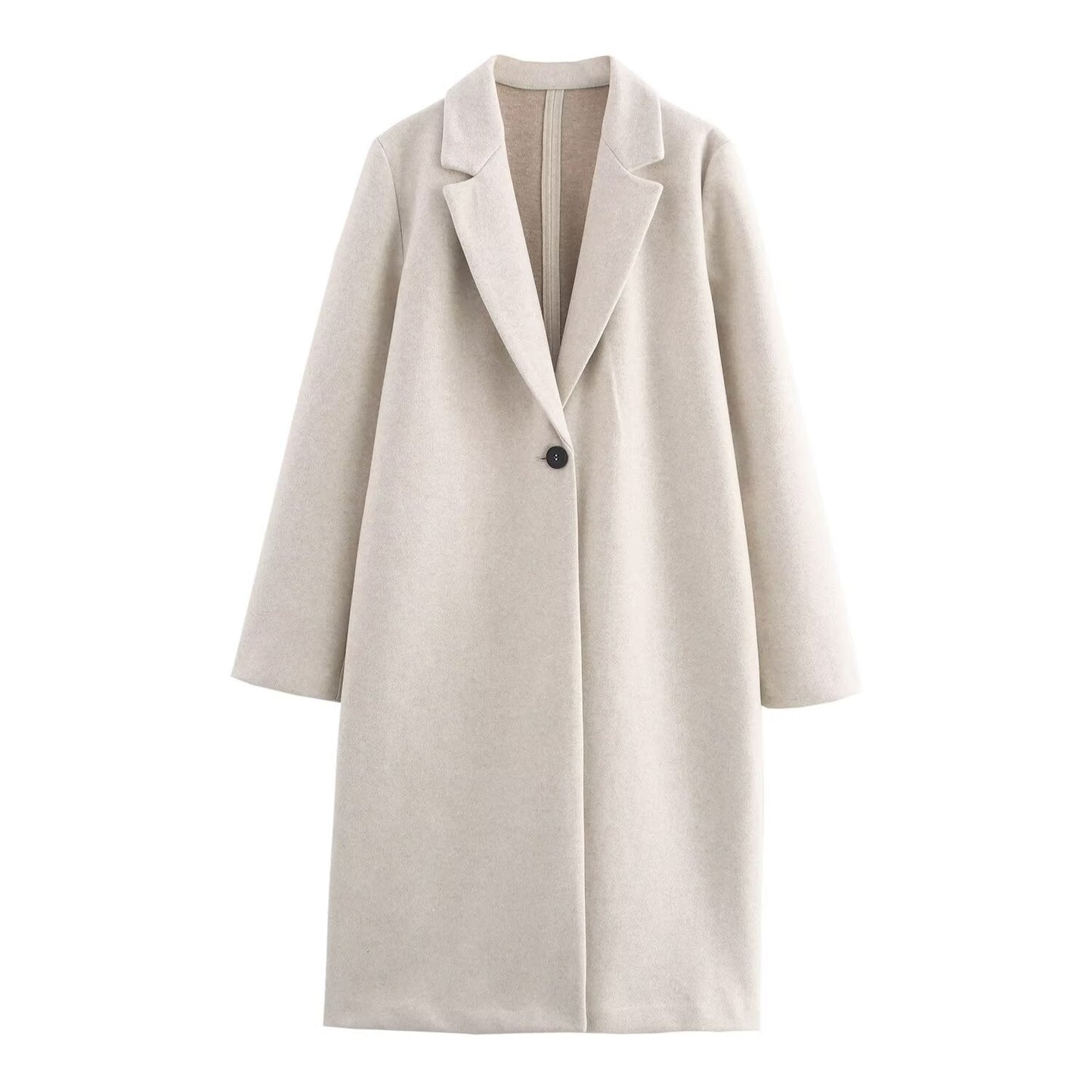 Chaquetón Mujer Elegante Clásico Largo