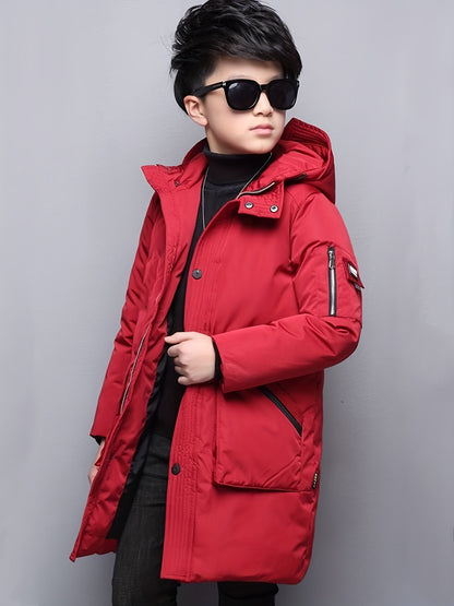 Chaquetón Invierno Niños Capucha Impermeable