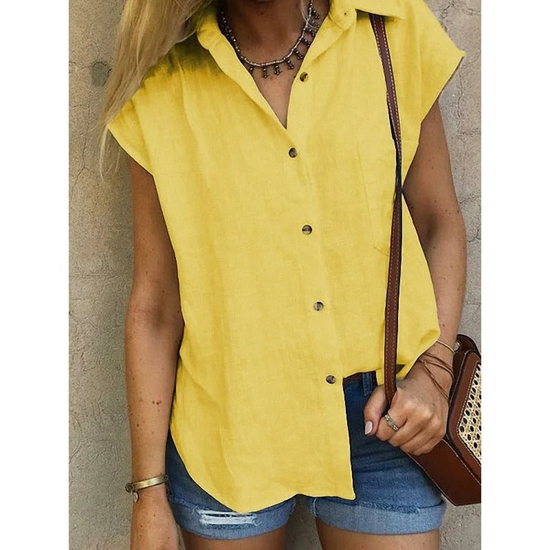 Blusa Polo Clásica Con Botones