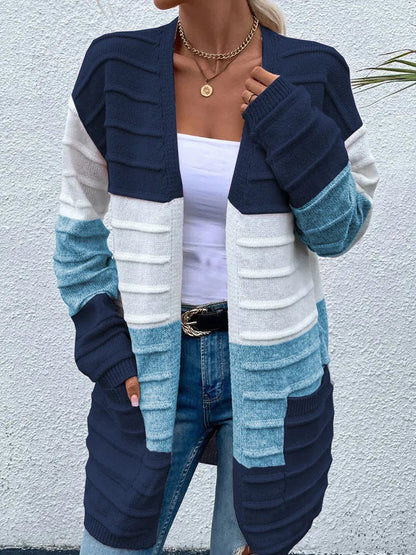 Chaquetilla Rayada Estilosa Mujer