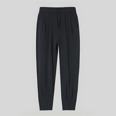 Pantalones de Vestir Hombre Cintura Ajustada Clásicos