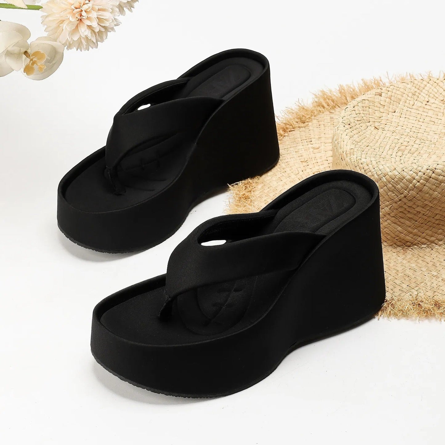 Sandalias Mujer Plataforma Goma EVA Chancla Moda