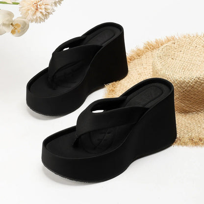 Sandalias Mujer Plataforma Goma EVA Chancla Moda