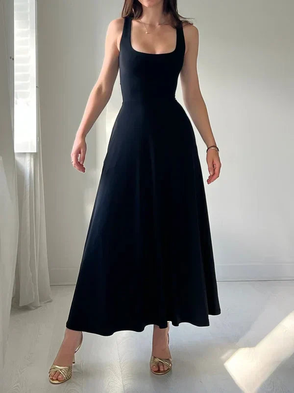 Vestido Midi Ecológico Reversible con Bolsillos - Vestiria