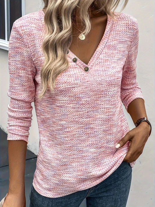 Sudadera Mujer Cuello V Estilo Elegante - Vestiria