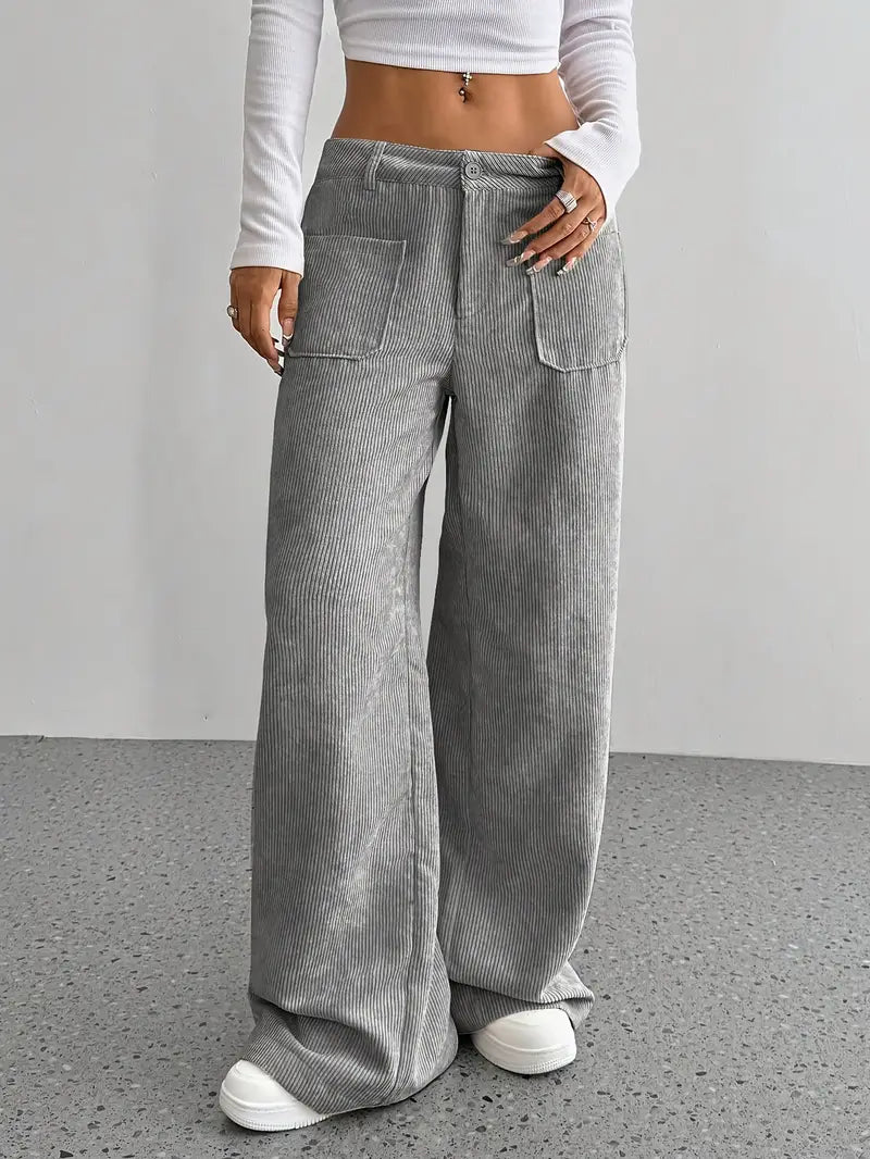 Pantalón Pana Ancho Cálido