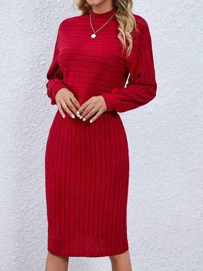 Conjunto Top y Falda Mujer Elegante Manga Larga