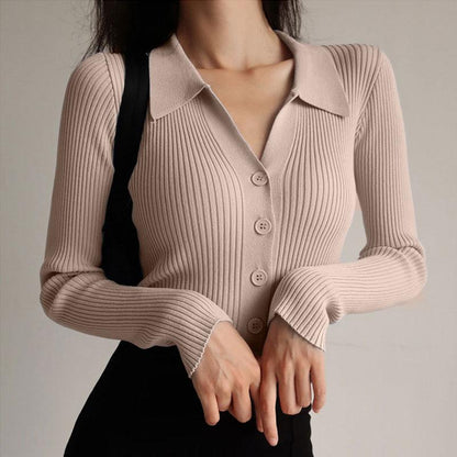 Jersey de Punto Invierno Cálido y Elegante Mujer