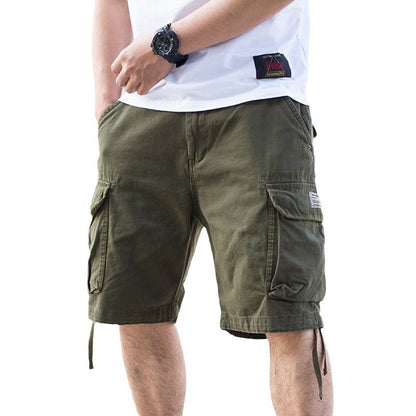 Pantalón corto cargo holgado con bolsillos