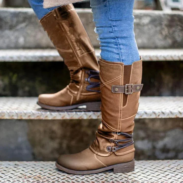 Botas Mujer Invierno Tacón Alto Estilo - Vestiria