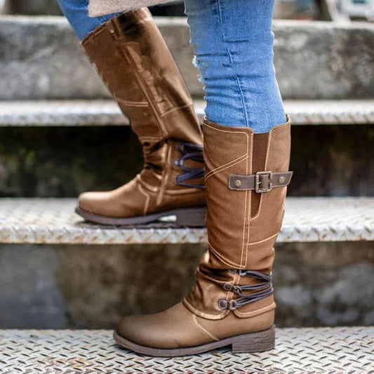 Botas Mujer Invierno Tacón Alto Estilo - Vestiria