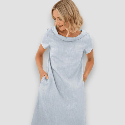 Vestido Verano A-Línea Elegante Mujer