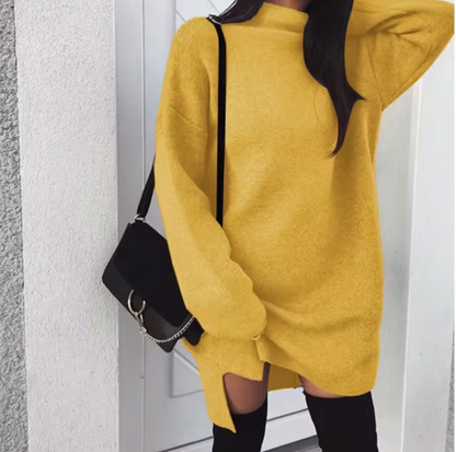 Vestido Invierno Mujer Abultado Cálido