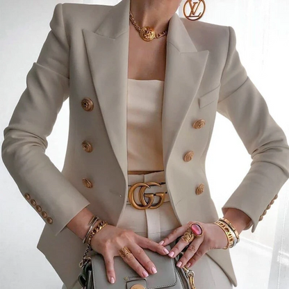 Chaqueta Mujer Algodón Elegante Clásica