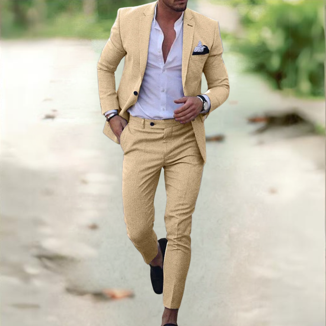 Traje Clásico Hombre Pantalón y Chaqueta
