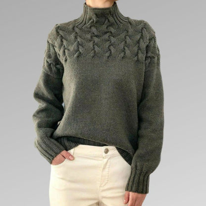Jerséis de punto cuello alto elegantes
