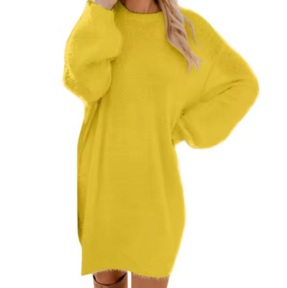Vestido de punto cómodo mujer informal