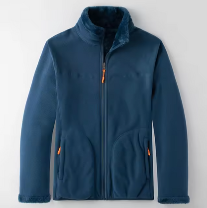 Chaqueta Forro Polar Reversible Unisex Cálido
