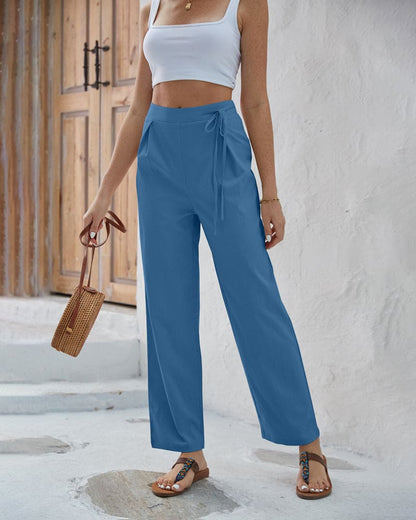 Pantalones Cintura Alta Estilizados Mujer