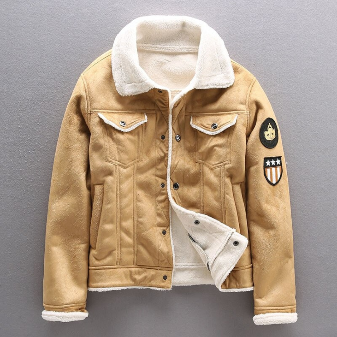 Chaqueta Hombre Forro Polar Cálido