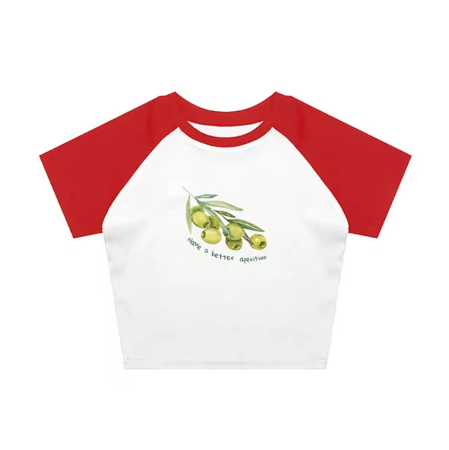 Top Camiseta Oliva Estilo Militar