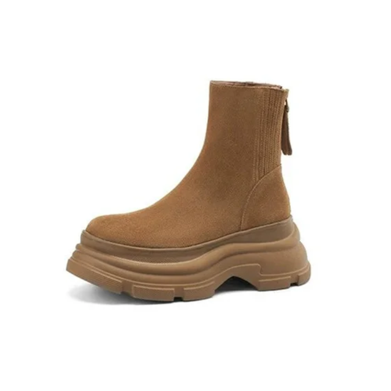 Botas Chelsea Mujer con Plataforma Elástica