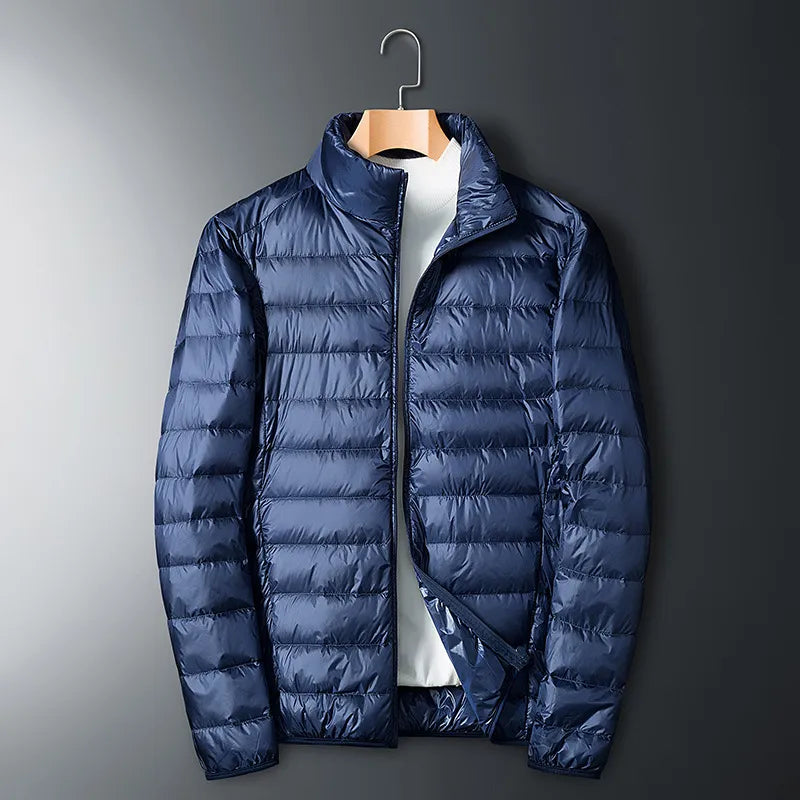 Chaquetón Ligero Cuello Alto Hombre