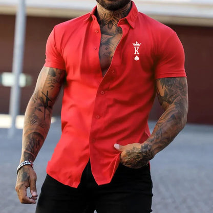Camiseta Deporte Elástica Hombre